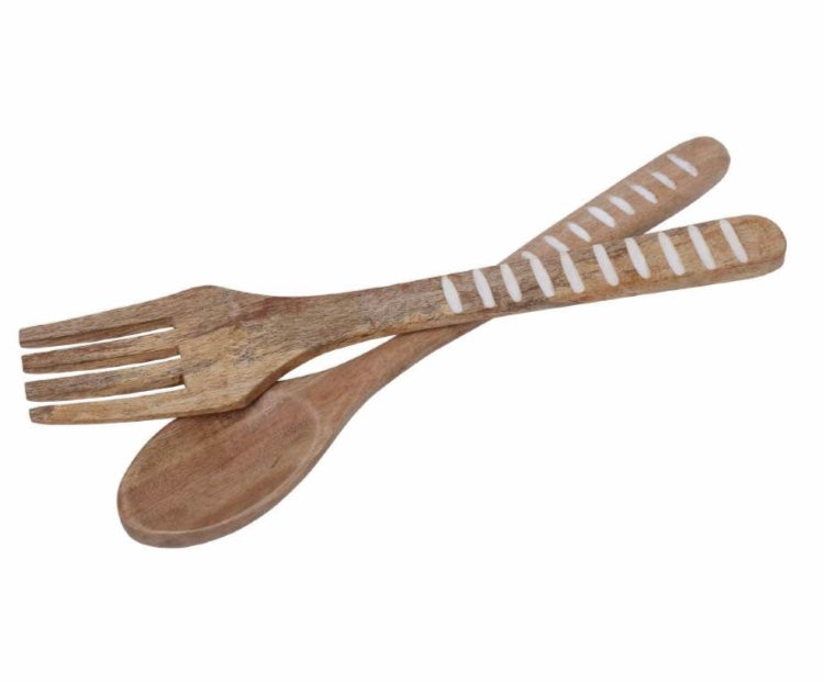 Wooden Salad Server Set