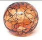 Burnt Orange Glass Ball