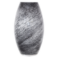 Black & Clear Marble Vase