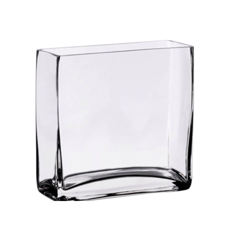 Rectangular Glass Vase