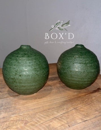 Green Ball Vase